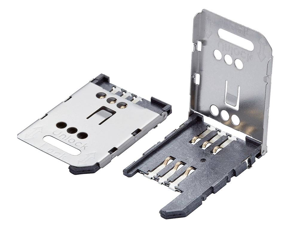 Molex SIM-Karten-Slot Polzahl Gesamt 6 Rastermaß: 2.54mm 473882001 Tape on Full reel