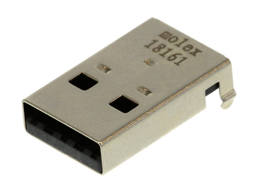 Molex Universal Serial Bus Stecker Rechtwinklig 480370001 Inhalt