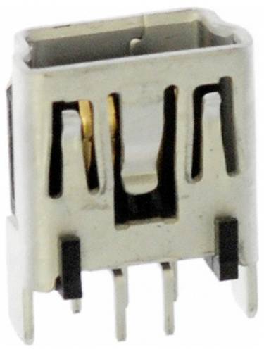 USB-Steckverbinder, Mini-USB Typ B, USB 2.0, Buchse, 5 -polig, Durchsteckmontage, Vertikal Buchse Vertikal 5000751517 Molex