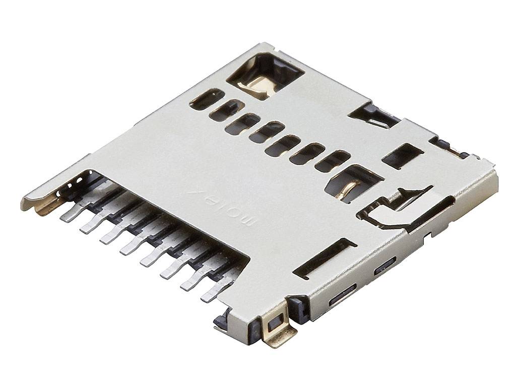 Molex Speicherkarten-Slot Polzahl Gesamt 8 Rastermaß: 1.1mm 5033981892 Tape on Full reel