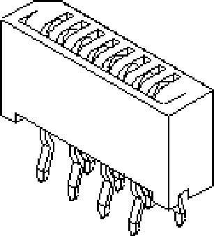 Molex Buchsenleiste (Standard) Polzahl Gesamt 3 Rastermaß: 1mm 528060310 Tray