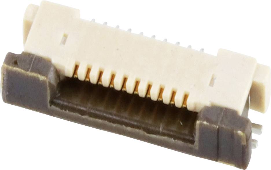 Molex FFC/FPC-Anschluss Polzahl Gesamt 10 Rastermaß: 0.5mm 545501071 Tape on Full reel