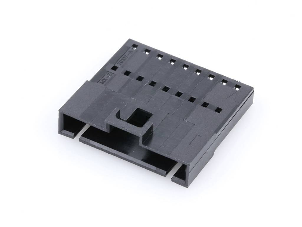 Molex Buchsengehäuse-Kabel Polzahl Gesamt 9 Rastermaß: 2.54mm 701070008 Bag