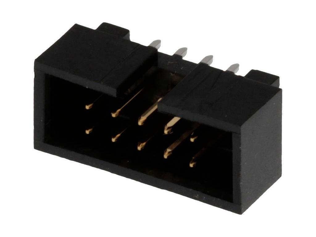 Molex 702461002 Stiftleiste Rastermaß: 2.54mm Polzahl Gesamt: 10 Anzahl Reihen: 2 Tray