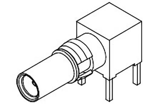 Strichzeichnung eines optischen Moduls mit einem zylindrischen Gehäuse und zwei Anschlussstiften an der Basis.