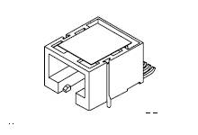 Molex Cat 3 Mod Jack/Plug 855025009 Buchse Schwarz