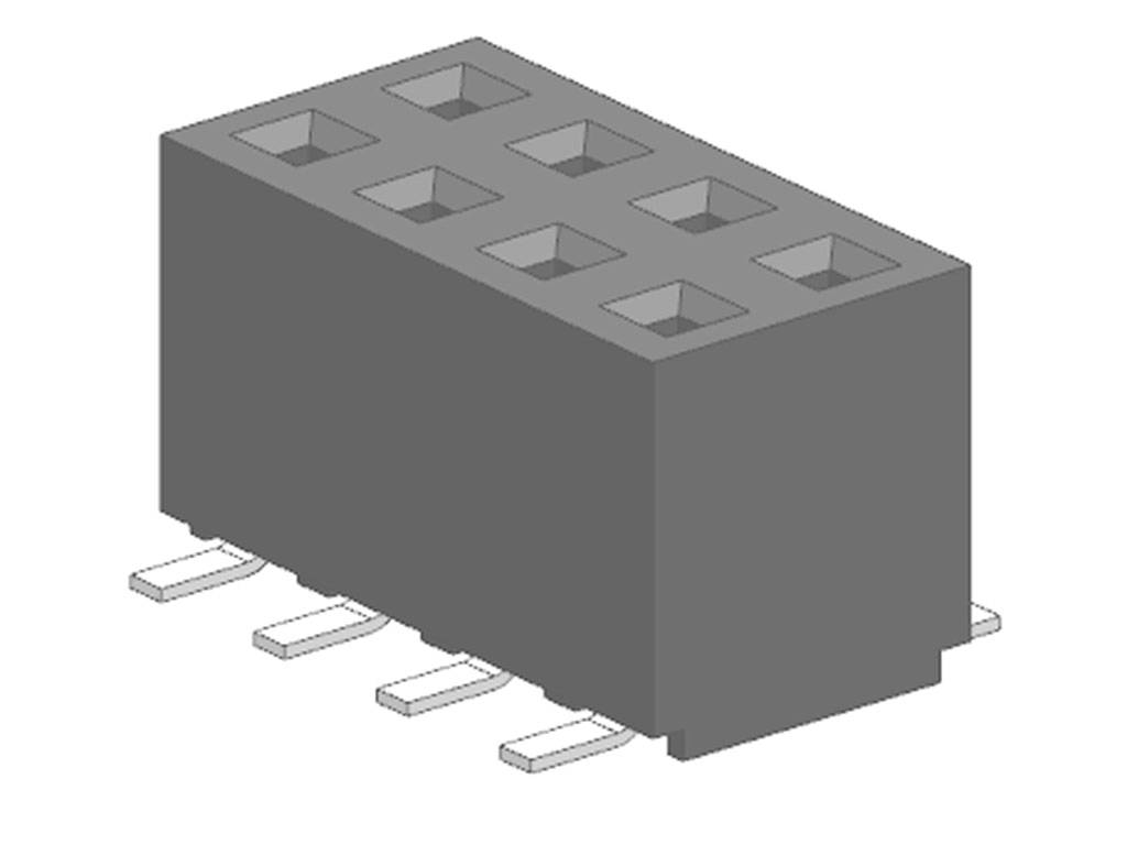 Molex Einbau-Buchsenleiste (Standard) Polzahl Gesamt 10 Rastermaß: 2mm 873401024 Tube