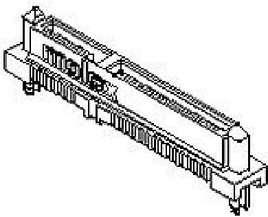 Molex Einbau-Buchsenleiste (Standard) Polzahl Gesamt 22 Rastermaß: 1.27mm 877131001 Tray