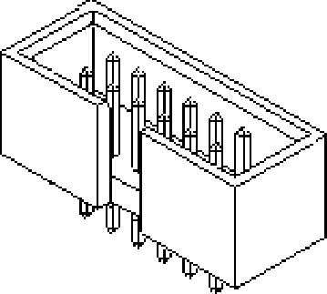 Molex 878340619 Stiftleiste Rastermaß: 2.54mm Polzahl Gesamt: 6 Anzahl Reihen: 2 Tray