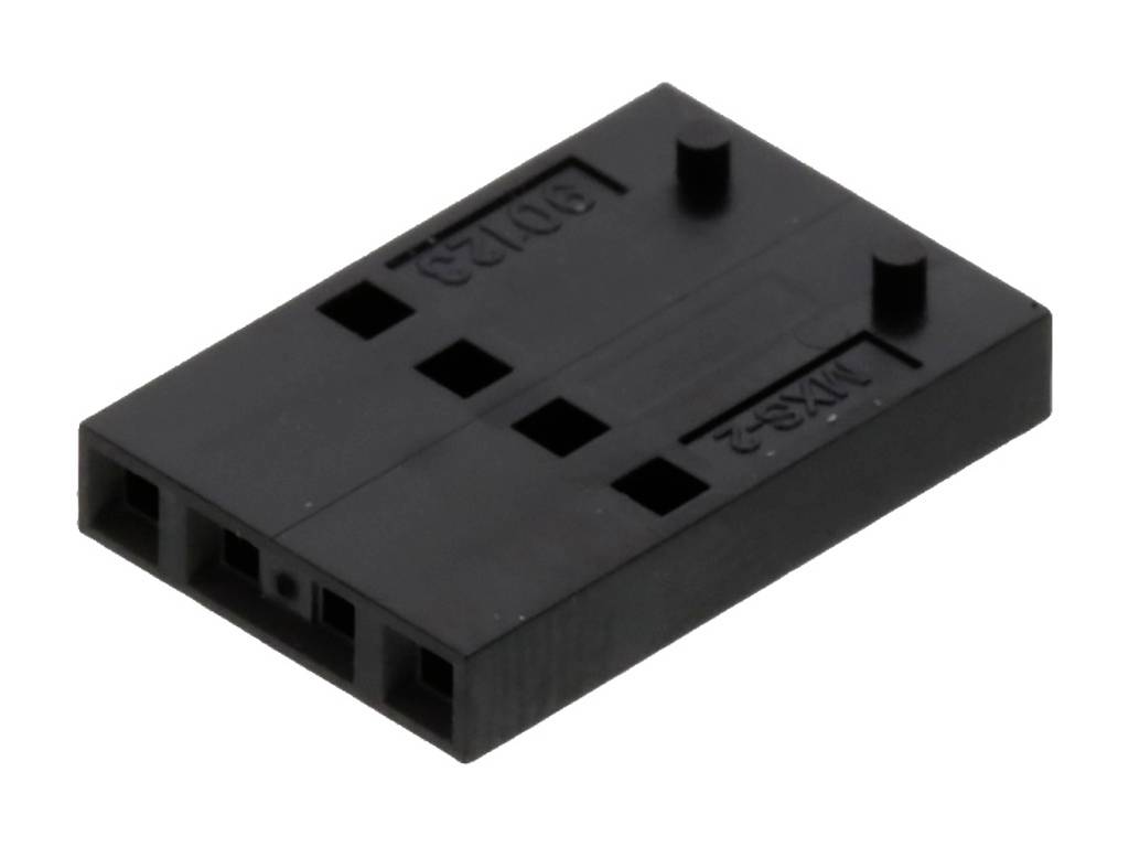Molex Buchsengehäuse-Kabel Polzahl Gesamt 4 Rastermaß: 2.54mm 901230104 Bag