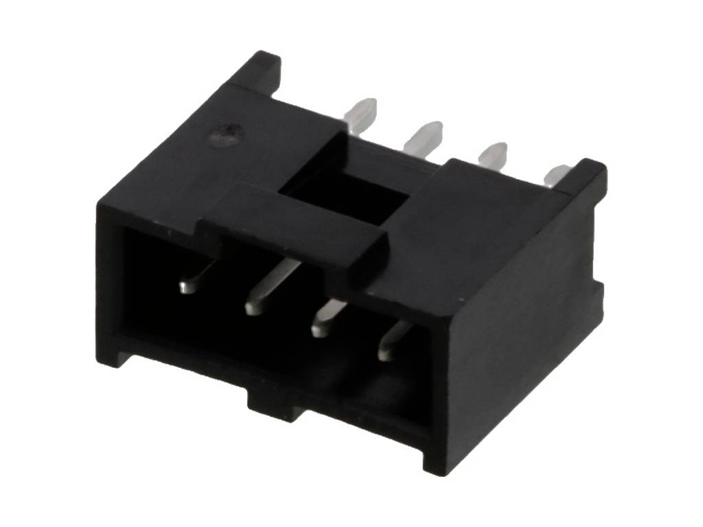 Molex Einbau-Stiftleiste (Standard) Polzahl Gesamt 4 Rastermaß: 2.54mm 901361104 Tray