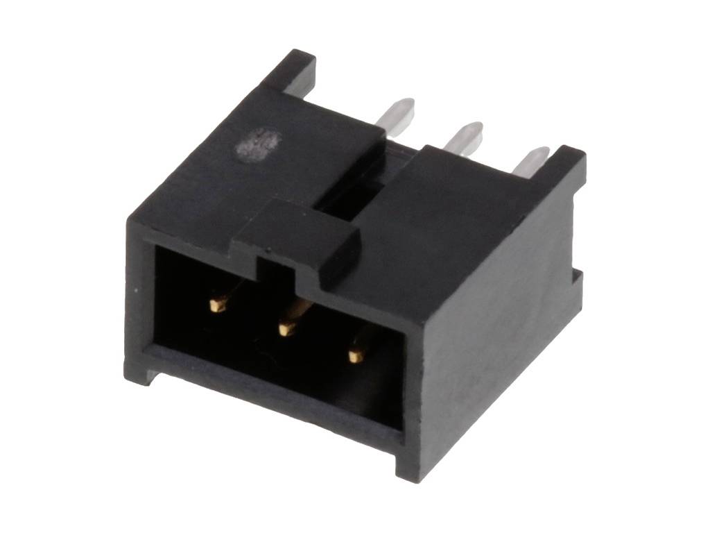 Molex Einbau-Stiftleiste (Standard) Polzahl Gesamt 3 Rastermaß: 2.54mm 901361203 Tray