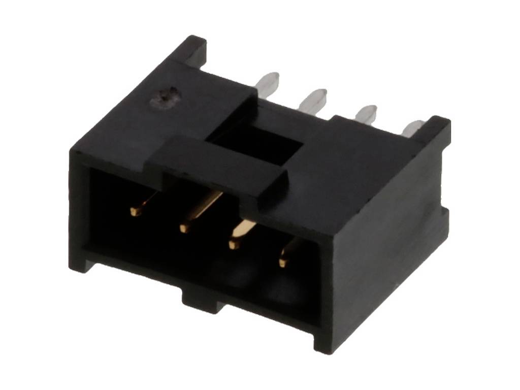 Molex Einbau-Stiftleiste (Standard) Polzahl Gesamt 4 Rastermaß: 2.54mm 901361204 Tray