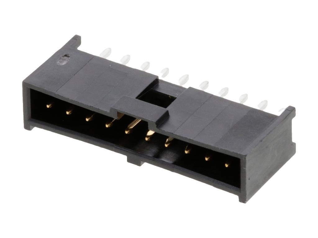 Molex Einbau-Stiftleiste (Standard) Polzahl Gesamt 10 Rastermaß: 2.54mm 901361210 Tray