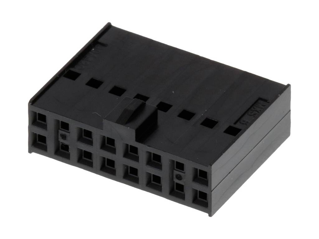 Molex Buchsengehäuse-Kabel Polzahl Gesamt 16 Rastermaß: 2.54 mm 901420016 Bag