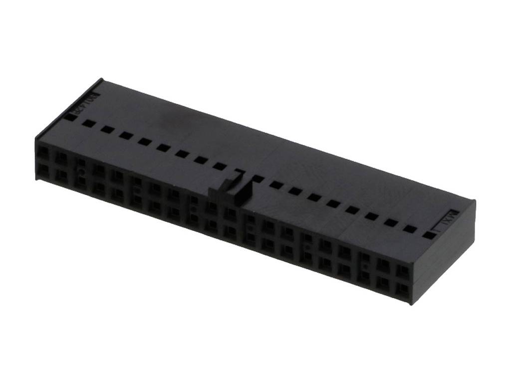 Molex Buchsengehäuse-Kabel Polzahl Gesamt 40 Rastermaß: 2.54mm 901420040 Bag