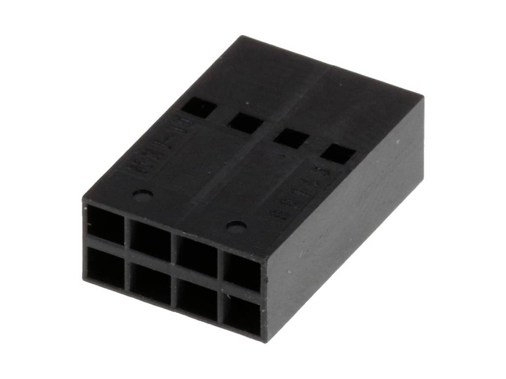 Molex Buchsengehäuse-Kabel Polzahl Gesamt 8 Rastermaß: 2.54mm 901430008 Bag