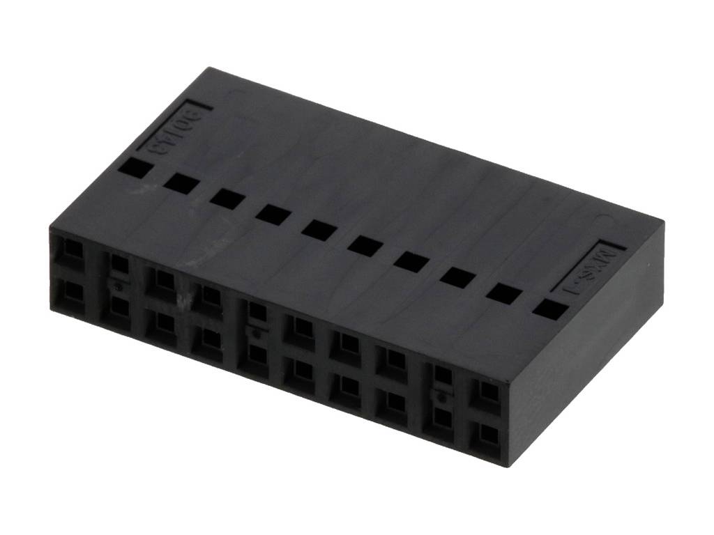 Molex Buchsengehäuse-Kabel Polzahl Gesamt 20 Rastermaß: 2.54mm 901430020 Bag