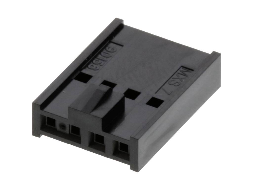 Molex Buchsengehäuse-Kabel Polzahl Gesamt 4 Rastermaß: 2.54 mm 901560144 Bag