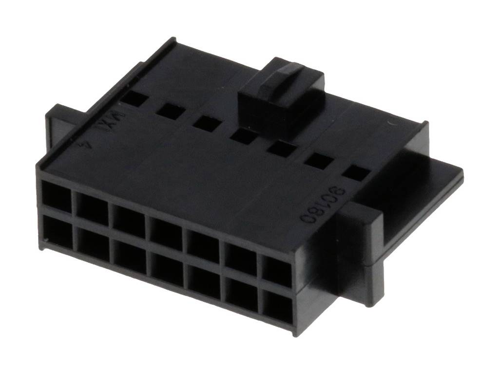 Molex Buchsengehäuse-Kabel Polzahl Gesamt 14 Rastermaß: 2.54mm 901600114 Bag