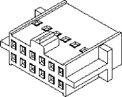 Molex Buchsengehäuse-Kabel Polzahl Gesamt 26 Rastermaß: 2.54mm 901600126 Bag