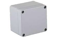 Molex MWE Industrial Solution 936040157 Universal-Gehäuse 75 x 80 x 57 Aluminium Druckguss pulverbeschichtet Lichtgrau (RAL 7035)