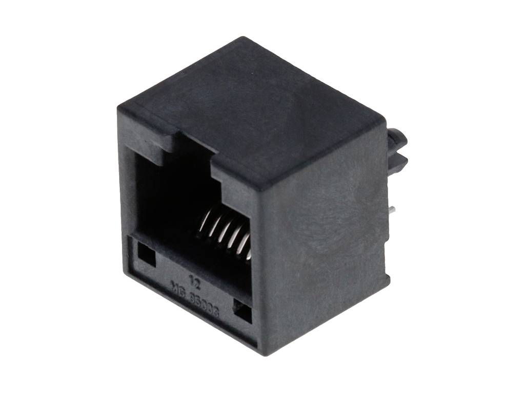 Molex Cat 3 Mod Jack/Plug 955032884 Buchse Schwarz