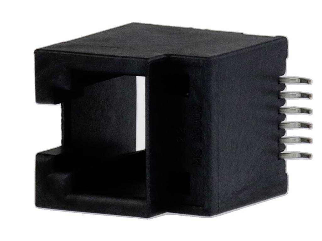 Molex Cat 3 Mod Jack/Plug 955036671 Buchse Schwarz