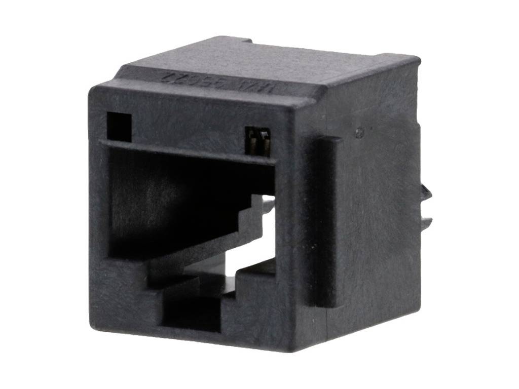 Molex Cat 3 Mod Jack/Plug 955222887 Buchse Schwarz
