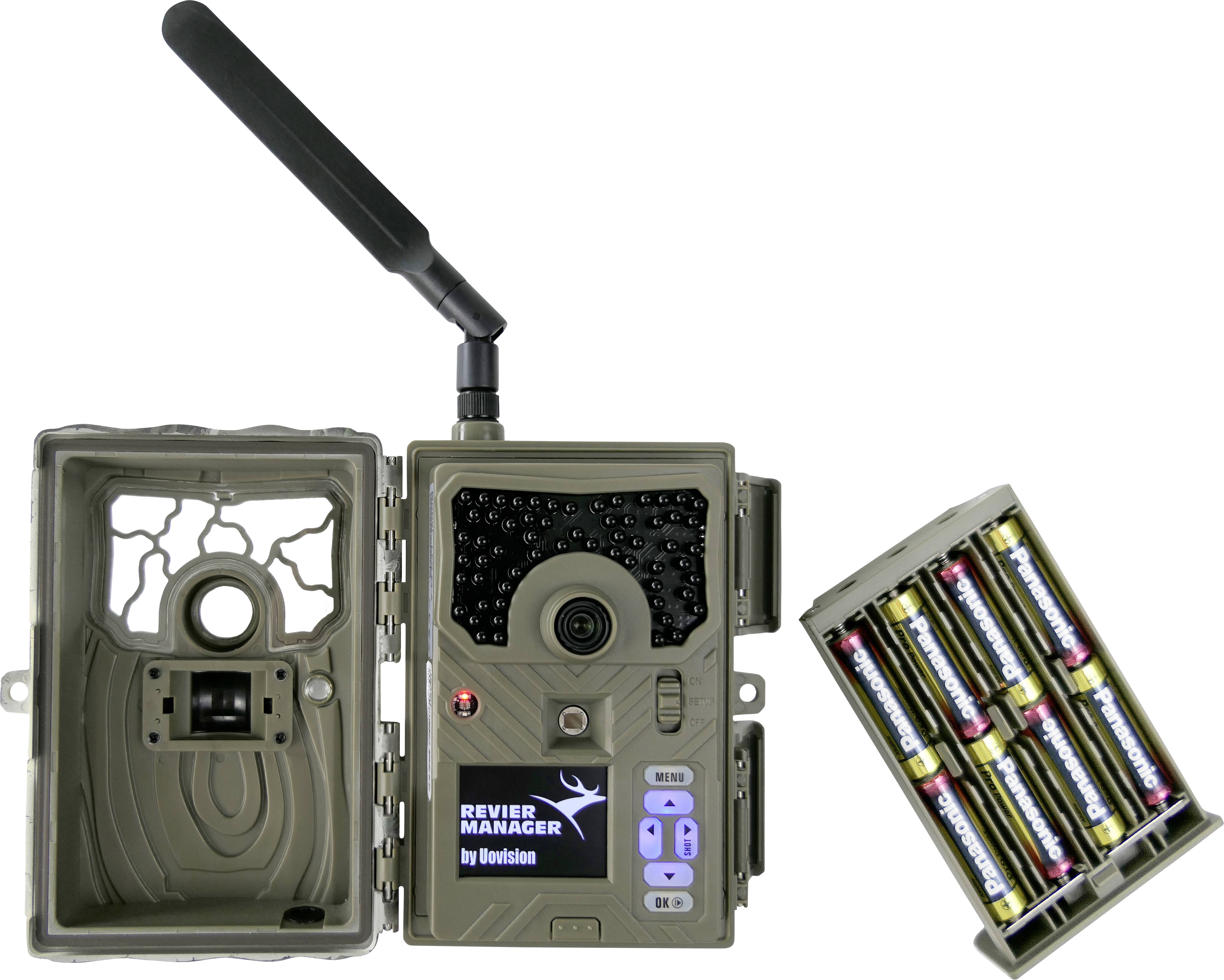 Revier Manager RM4 (LF-E) Wildkamera 12 Megapixel GSM-Modul Camouflage