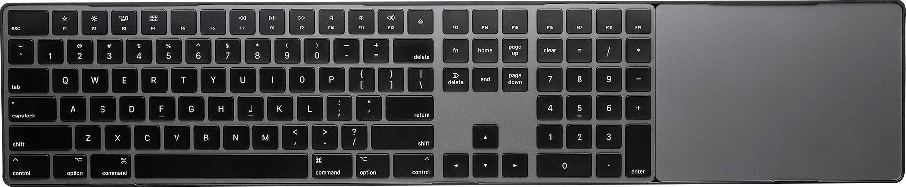 Twelve South MagicBridge Extended Tastaturablage Schwarz