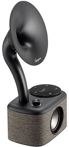 Sangean CP-100D Gramophone Tischradio DAB+, UKW AUX, Bluetooth®, USB Touchscreen, wiederaufladbar G