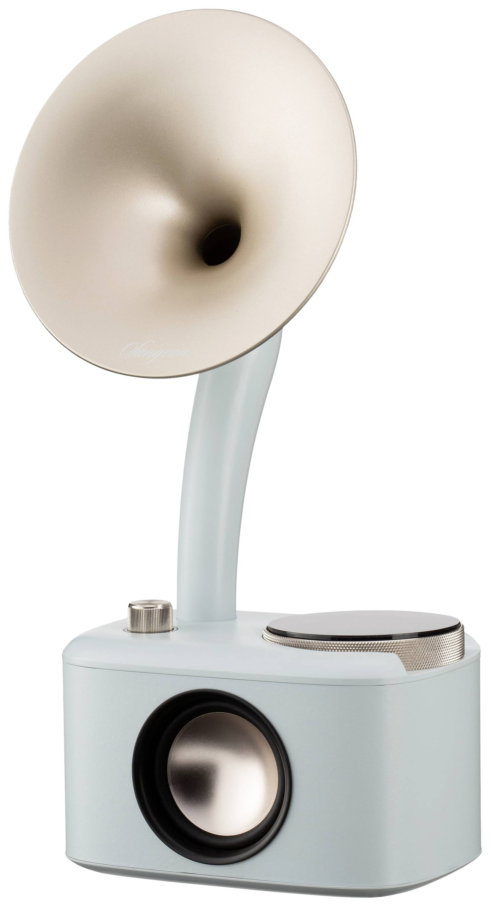 Sangean CP-100D Gramophone Tischradio DAB+, UKW AUX, Bluetooth®, USB Touchscreen, wiederaufladbar M