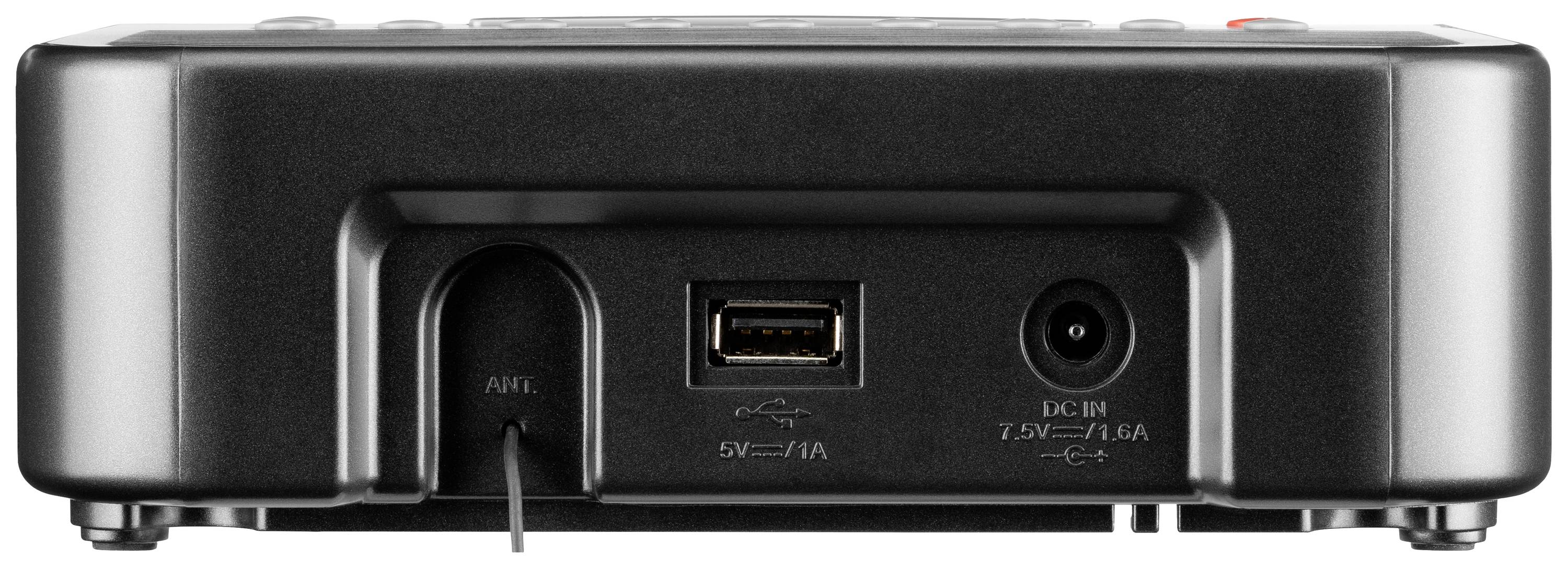 Sangean DCR-89+ Radiowecker DAB+, UKW AUX, USB Weckfunktion Schwarz