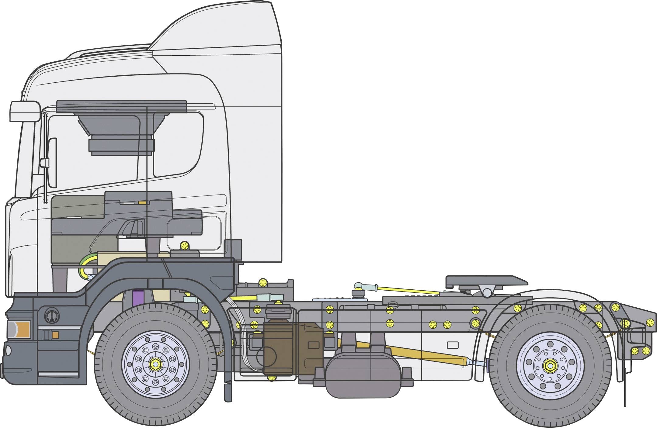 Tamiya 300156318 Scania R470 Highline 1:14 Elektro RC Modell-LKW Bausatz
