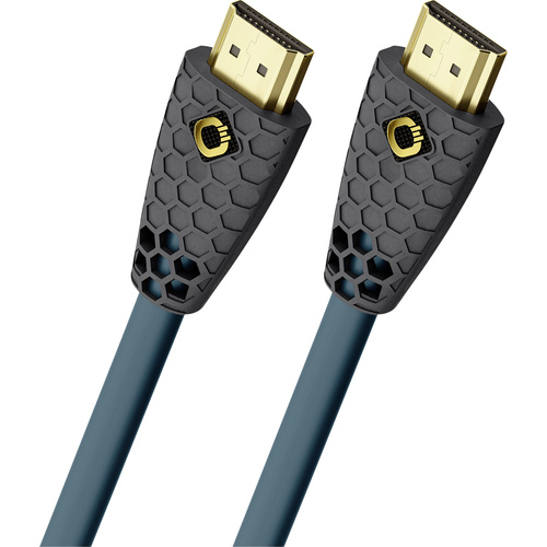Oehlbach HDMI Anschlusskabel HDMI-A Stecker, HDMI-A Stecker 1.50 m Petrolblau, Anthrazit D1C92601 H
