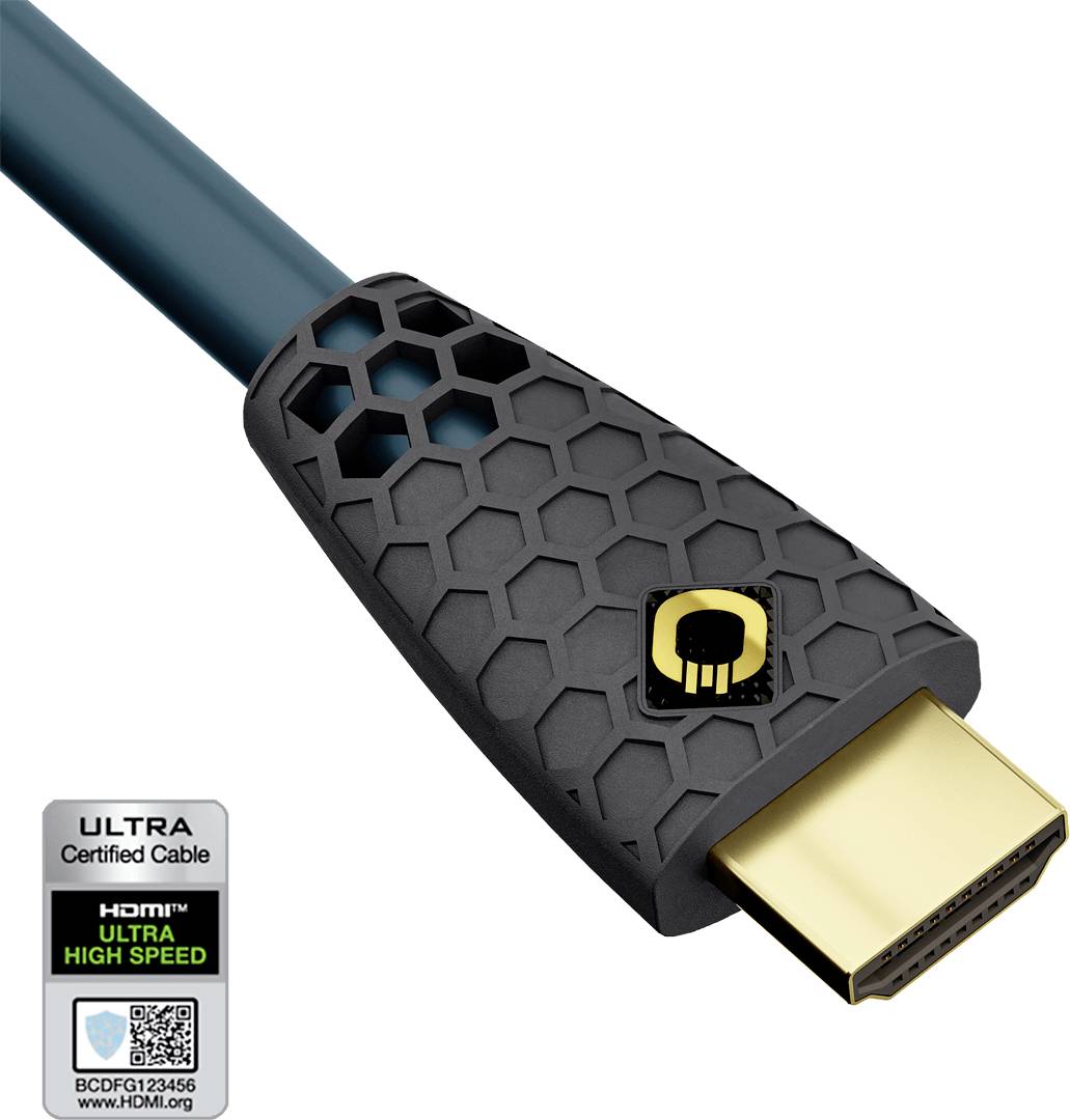 Oehlbach HDMI Anschlusskabel HDMI-A Stecker, HDMI-A Stecker 2.00m Petrolblau, Anthrazit D1C92602 8K UHD HDMI-Kabel