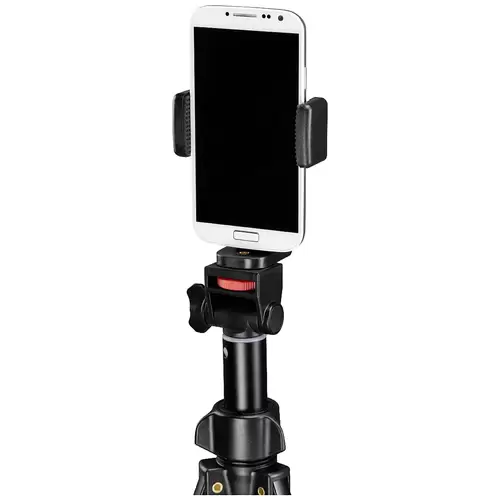 Hama Rotary Smartphone Stativ-Set 1/4 Zoll Arbeitshöhe=41.5 - 150 cm Schwarz Hama Rotary Smartphone Stativ-Set 1/4 Zoll Arbeitshöhe=41.5 - 150 cm Schwarz