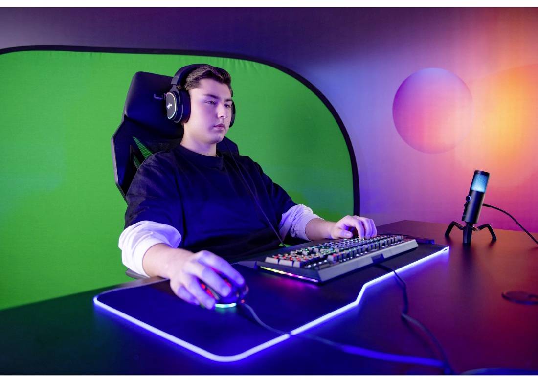 Hama Falthintergrund (L x B) 2 m x 1.5 m Grün, Blau