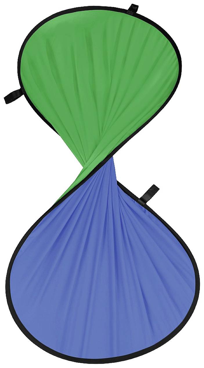 Hama Falthintergrund (L x B) 2m x 1.5m Grün, Blau