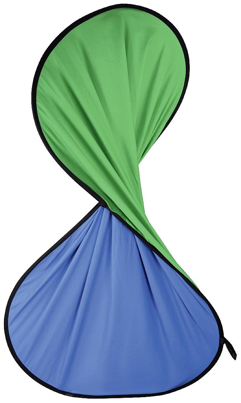 Hama Falthintergrund (L x B) 2 m x 1.5 m Grün, Blau