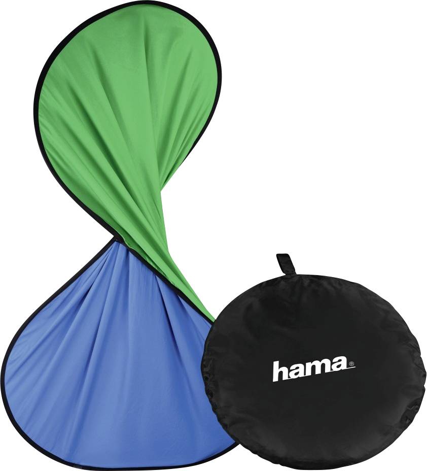 Hama Falthintergrund (L x B) 2 m x 1.5 m Grün, Blau