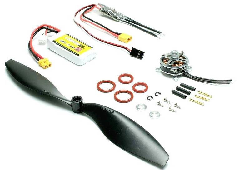 Pichler Modellbau Pulsar Shocky Pro 2204 Flugmodell Brushless Elektromotor kV (U/min pro Volt): 1800