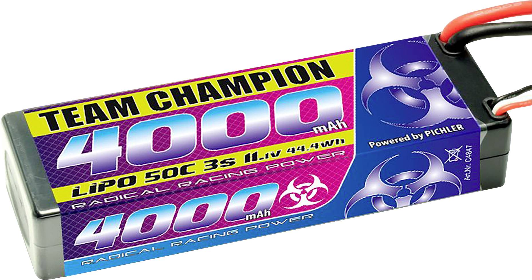 Pichler Modellbau Modellbau-Akkupack (LiPo) 11.1V 4000 mAh Zellen-Zahl: 3 50 C Hardcase Deans, T-Stecker