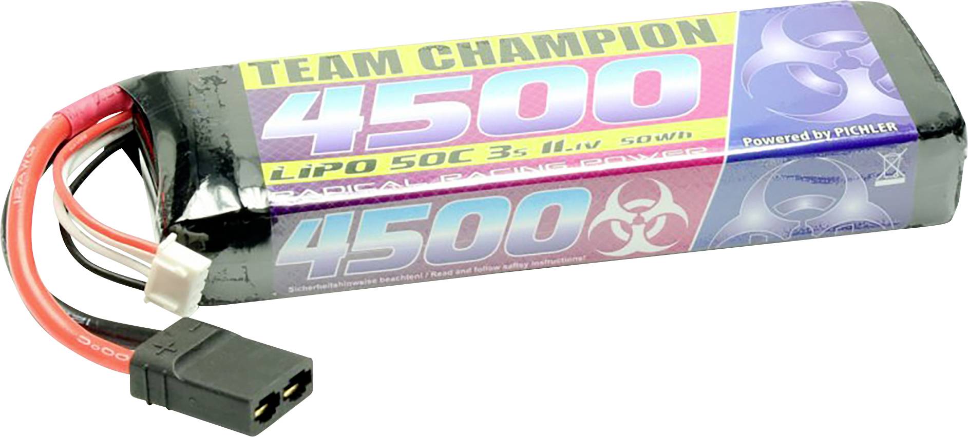 Pichler Modellbau Modellbau-Akkupack (LiPo) 11.1V 4500 mAh Zellen-Zahl: 3 50 C Softcase Traxxas