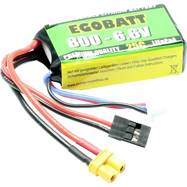 Pichler Modellbau Modellbau-Akkupack (LiFe) 6.6V 800 mAh Zellen-Zahl: 2 25 C Softcase JR, XT30 Pichler Modellbau Modellbau-Akkupack (LiFe) 6.6V 800 mAh Zellen-Zahl: 2 25 C Softcase JR, XT30