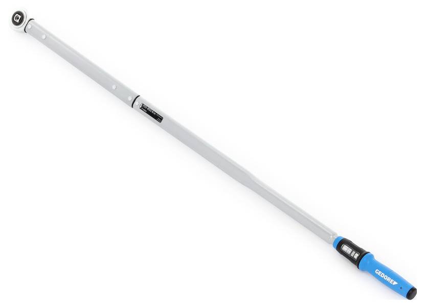 Ein Teleskop-Farbroller mit grauem Griff und blauer Griffzone, entwickelt für erweiterte Reichweite bei Malerarbeiten.