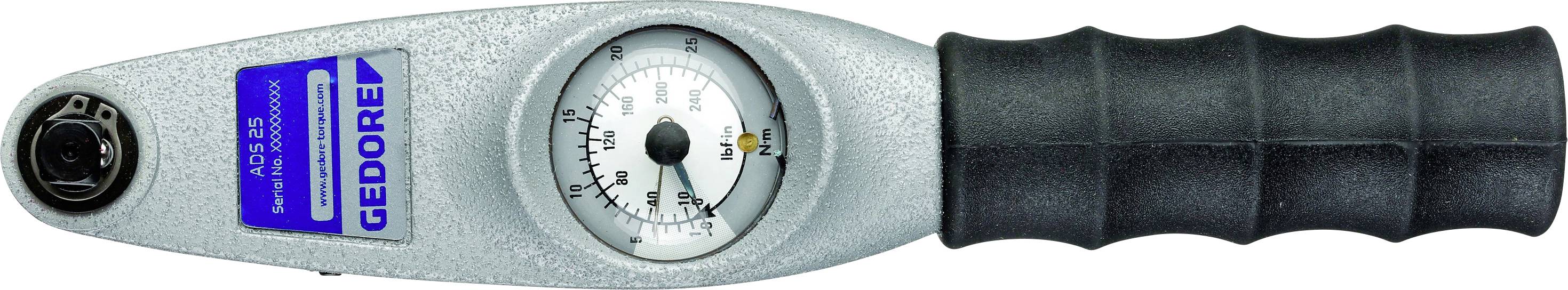 Gedore ADS 12 DS 3108457 Drehmomentschlüssel 1/4" (6.3 mm) 2.4 - 12 Nm