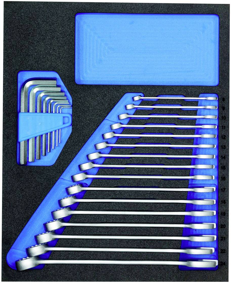 Gedore 2957213 TS CT2-7 Ring-Maulschlüssel-Satz Schlüsselweite (Metrisch) 07 - 19mm