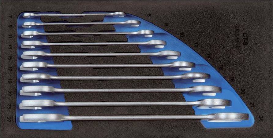 Gedore 2322307 EI-1500 CT1-6 L Werkzeugeinlage (L x B x H) 310 x 158 x 35 mm
